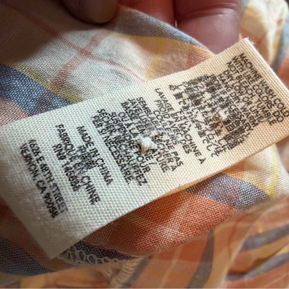 THE GREAT The Iris Plaid Midi Dress Size 0 US XS - Picture 7 of 8